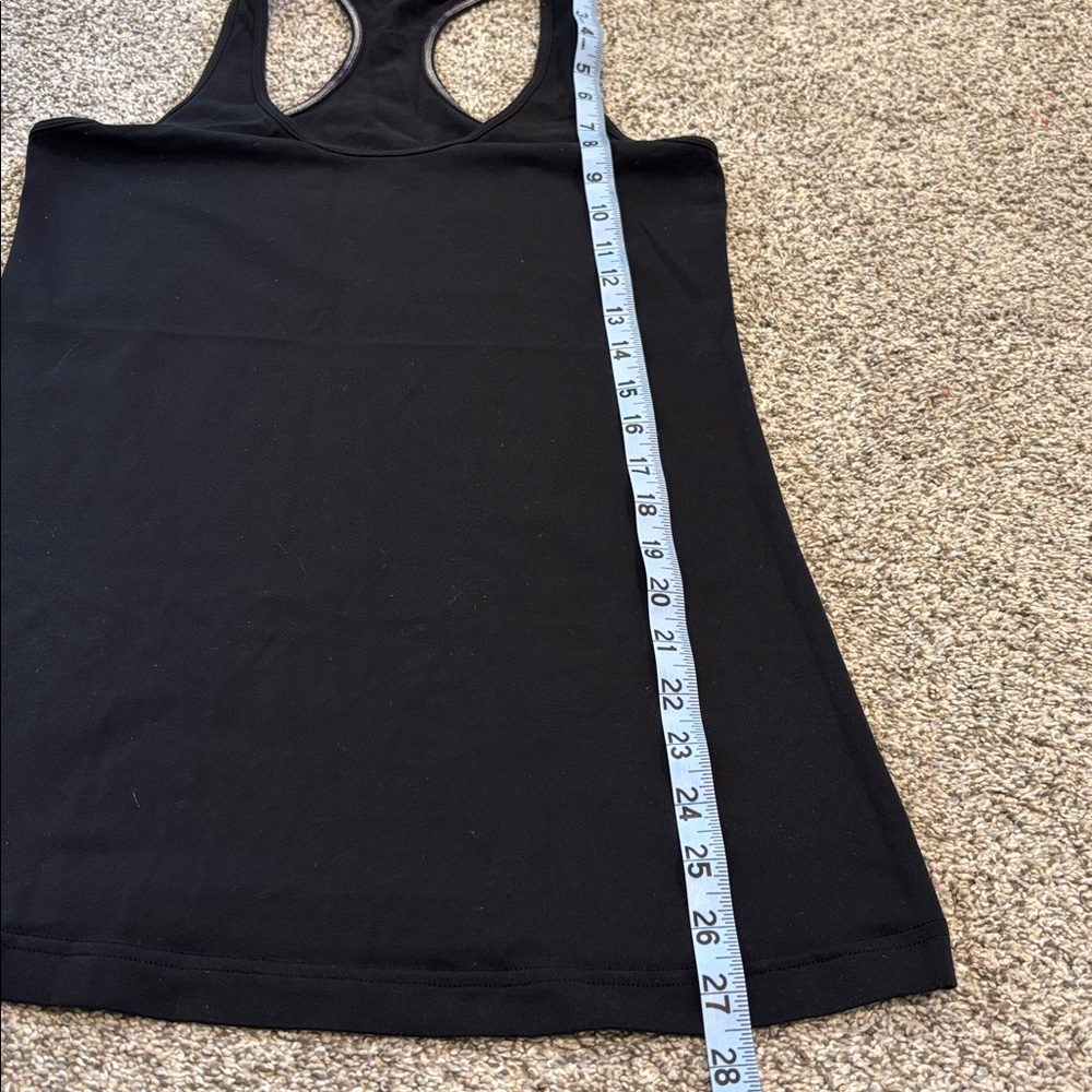 Black Racerback Tank Top - Picture 3 of 4